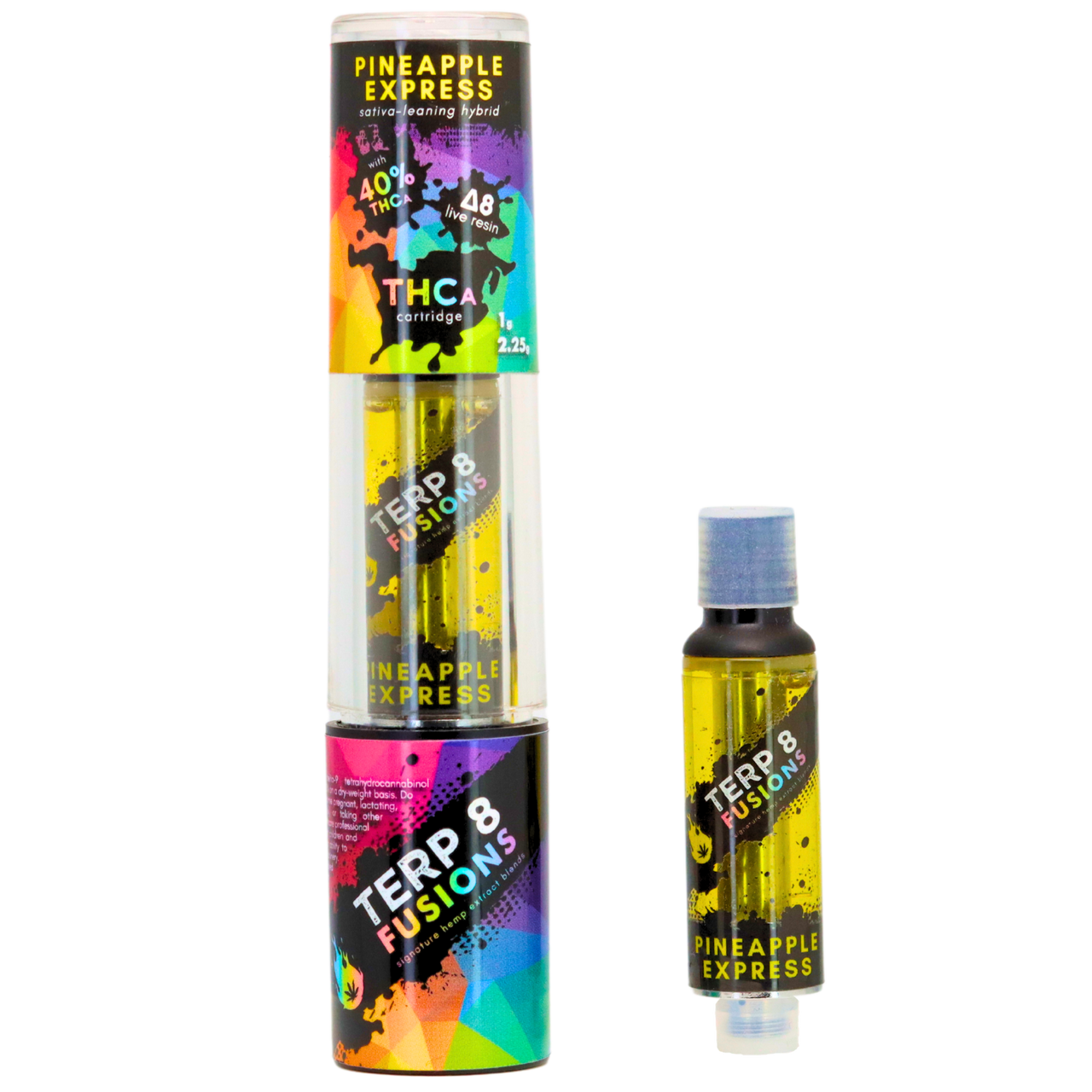 2.25-Gram Pineapple Express THCA + D8 Live Resin Cartridge