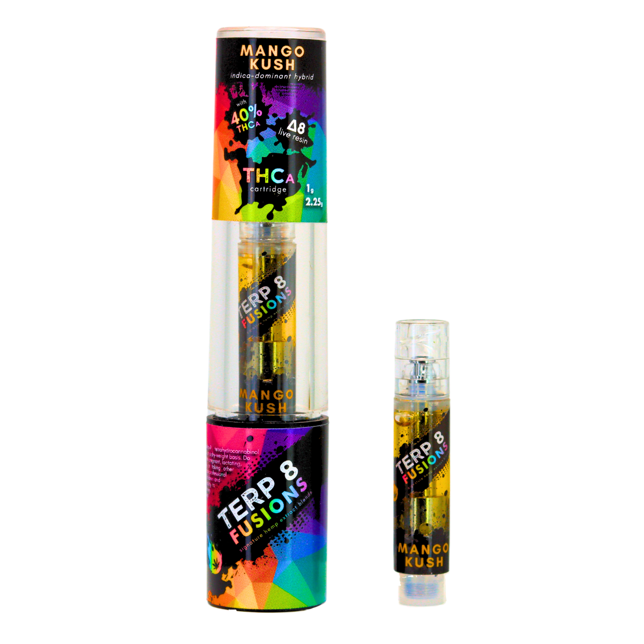 1-Gram Mango Kush THCA + D8 Live Resin Cartridge