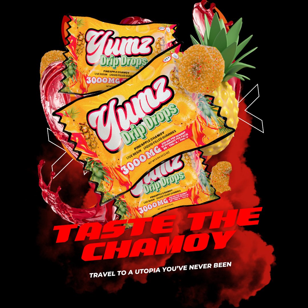YUMZ DRIP DROPS | LIQUID FILLED THC GUMMIES | 3000MG