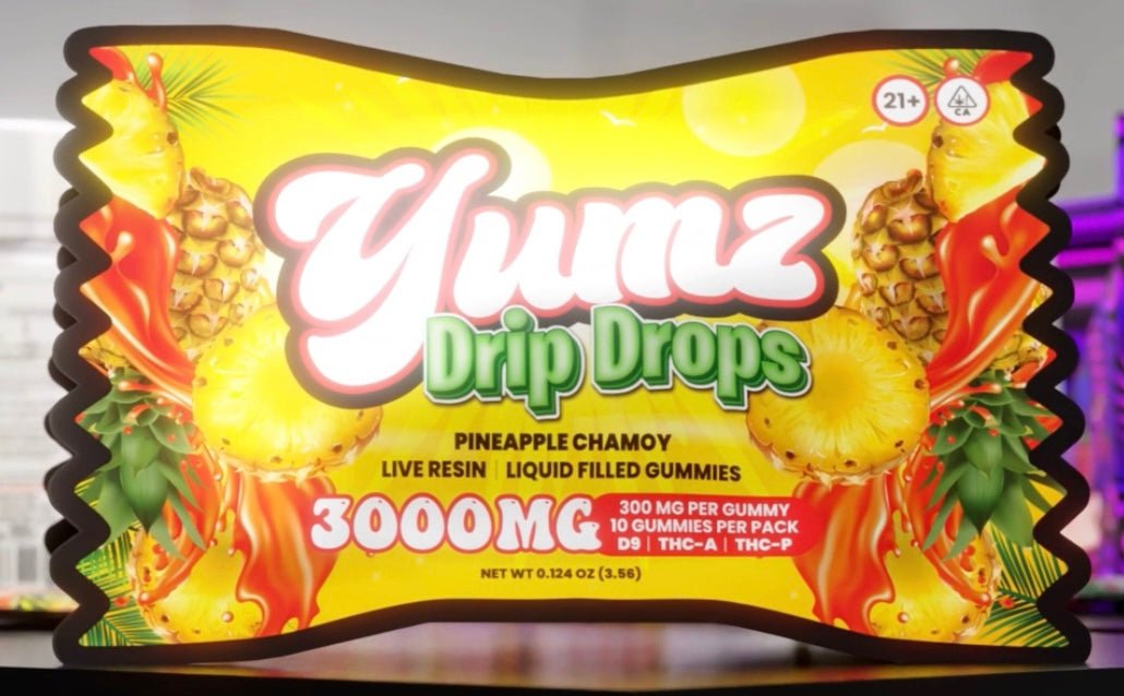 YUMZ DRIP DROPS | LIQUID FILLED THC GUMMIES | 3000MG