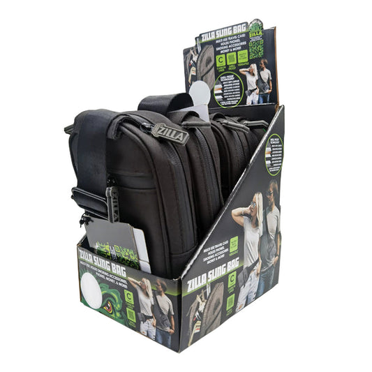 Smokezilla Smell Proof Sling Bag - 8"x5.5" 4pcs