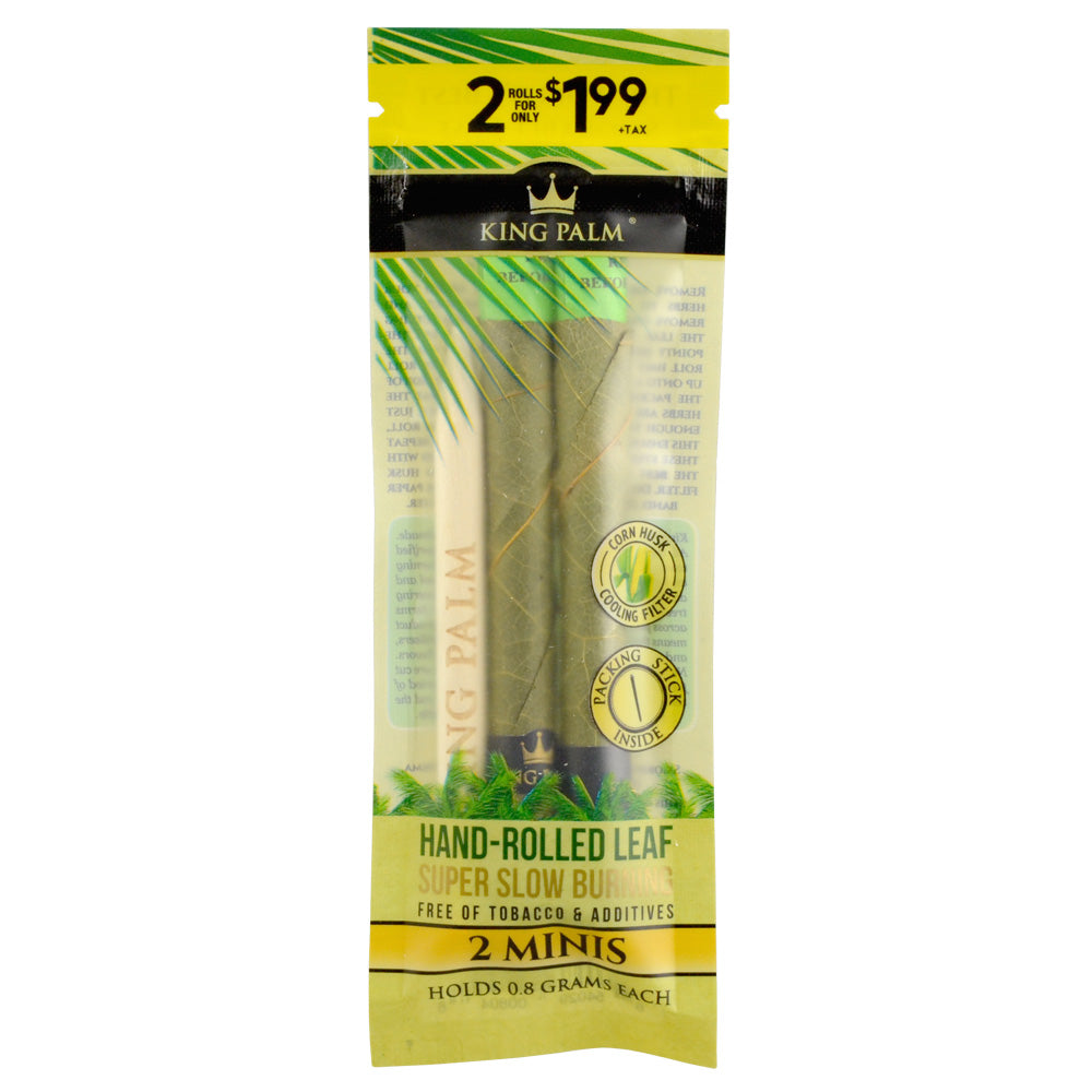 King Palms Hand Rolled Leaf Mini - 2pk 20pcs