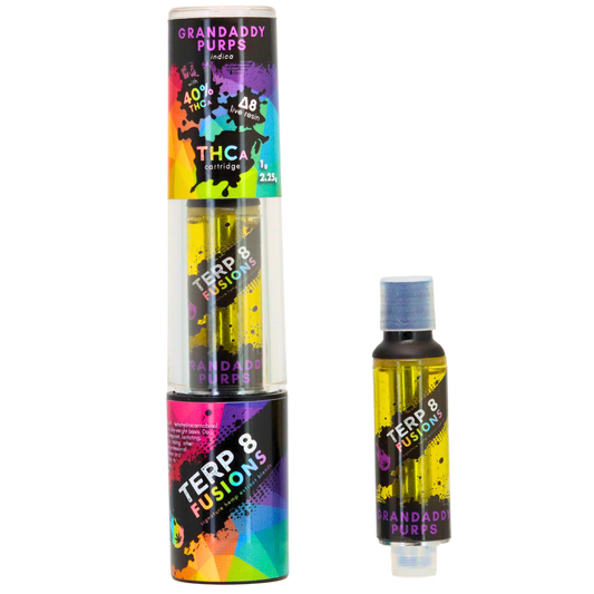 2.25-Gram Grandaddy Purps THCA + D8 Live Resin Cartridge