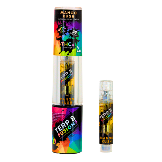 1-Gram Mango Kush THCA + D8 Live Resin Cartridge