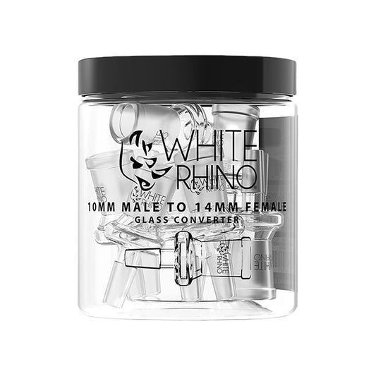 White Rhino 10mm M To 14mm F Glass Converter 10ct